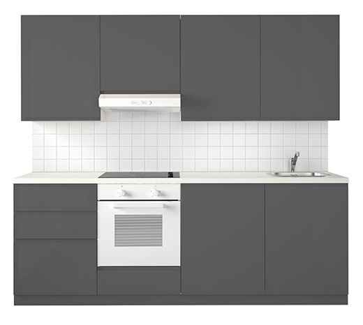 FORNEBY horno aire forzado+vapor directo, IKEA 500 negro - IKEA