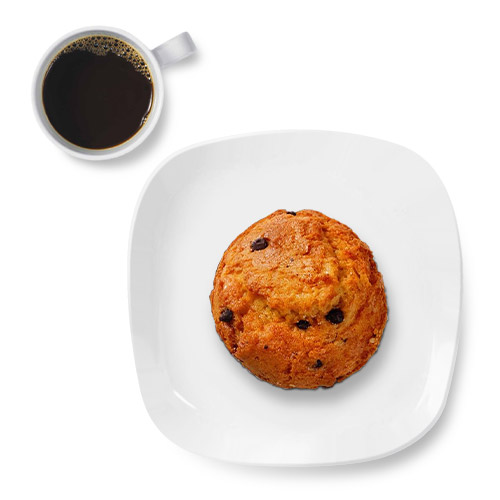 Muffin + coffee